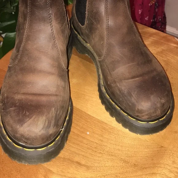 Dr. Martens Brown Leather Chelsea Boots - Picture 6 of 11